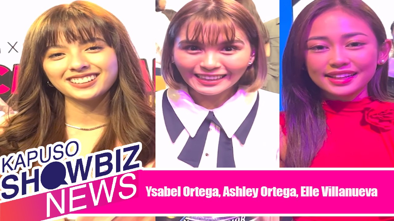 Kapuso Showbiz News: Ysabel Ortega, Ashley Ortega, Elle Villanueva honored as ambassadors of DILG BIDA campaign