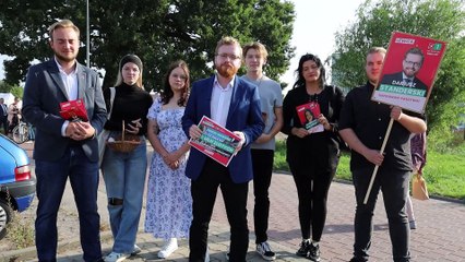 Konferencja prasowa Lewicy w Grodzisku Wielkopolskim