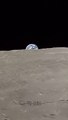 A view of our earth from moon 