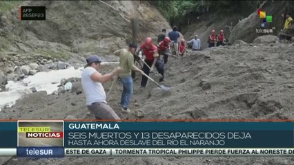 Deslave en el Sur de Guatemala provoca la muerte de 6 personas