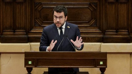 Pere Aragonès: "Con la amnistía no es suficiente para resolver el conflicto con el Estado"