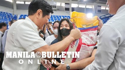 Distribution of seized rice done properly, Marcos assures