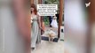 Bride who lost her sight asks her groom and guests to wear blindfolds as she walks down the aisle