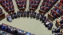 Alla Camera il minuto di silenzio durante i funerali di Napolitano