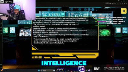 These streamers took on America's Navy desktop-based virtual escape room.  Can you beat their scores?