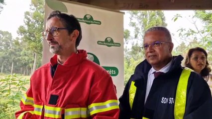 Présentation du dispositif de lutte contre les feux de forêt à La Réunion