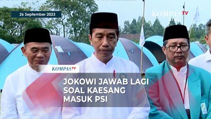 Momen Jokowi Jawab Lagi Blak-blakan soal Kaesang Masuk PSI: Masa Ditanya ke Bapaknya Terus