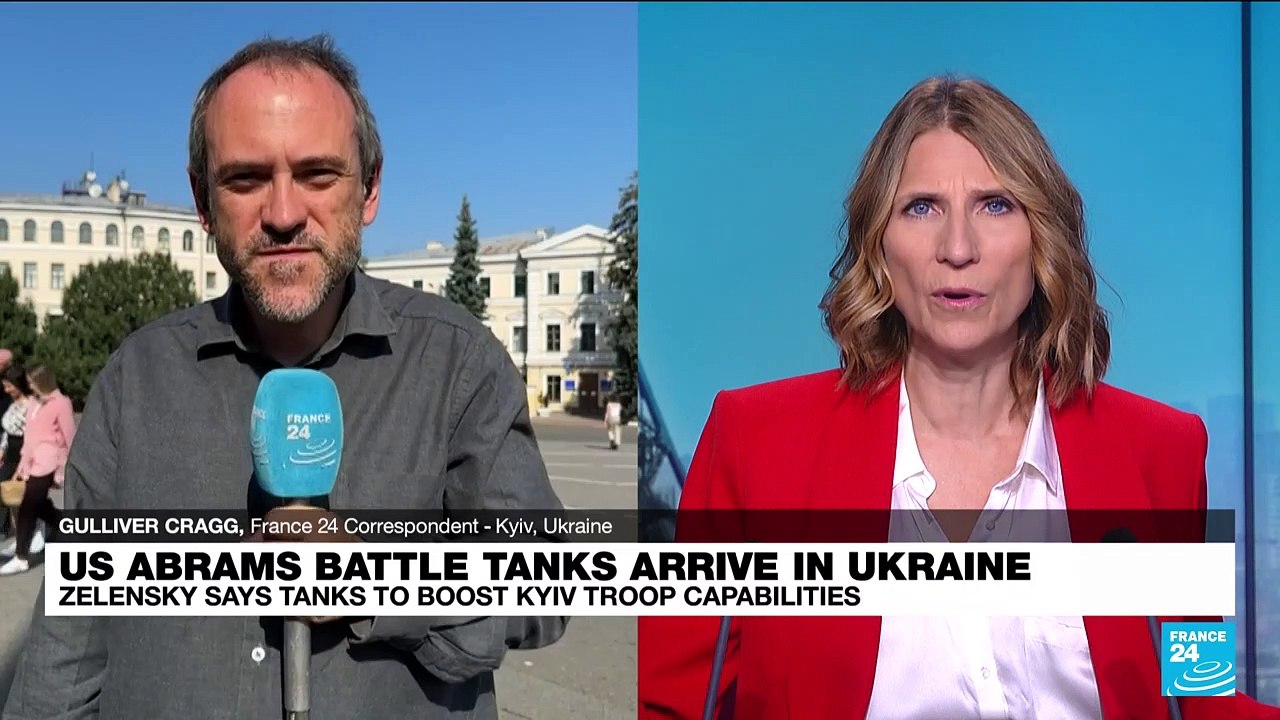 Ukrainian President Zelensky confirms US Abrams tanks delivery