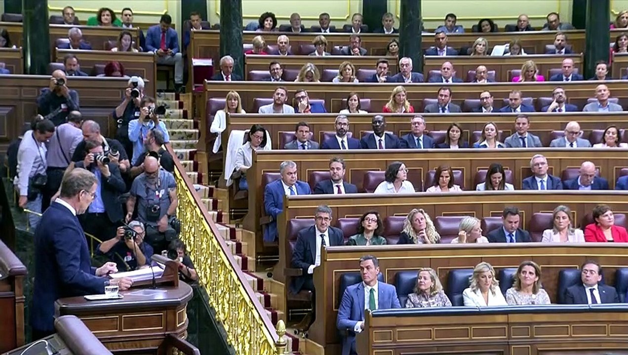Así ha sido el discurso de investidura de Alberto Núñez Feijóo