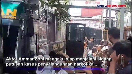 Ammar Zoni Jalani Sidang Putusan Kasus Narkoba di Pengadilan Negeri Jakarta Selatan