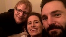 Ed Sheeran serenades Courteney Cox and longtime partner Johnny McDaid with special song