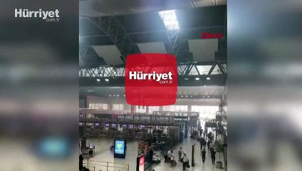 Sabiha Gökçen'de duman paniği: Kısa sürede kontrol altına alındı