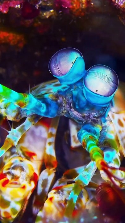 Rencontrez les superbes crevettes mantis paon