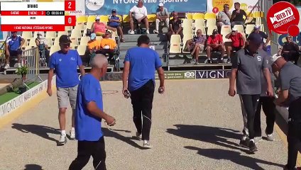 64e WebTV Nyons : National de pétanque vétéran triplette open 2023