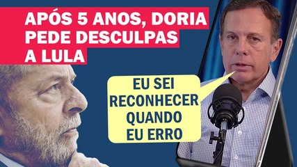 CONFIRA AS FALAS DE DORIA EM 2018, QUANDO LULA FOI PRESO, E AGORA, COM LULA PRESIDENTE | Cortes 247