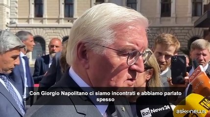 Download Video: Steinmeier: Napolitano un europeo come non ne ho mai visti