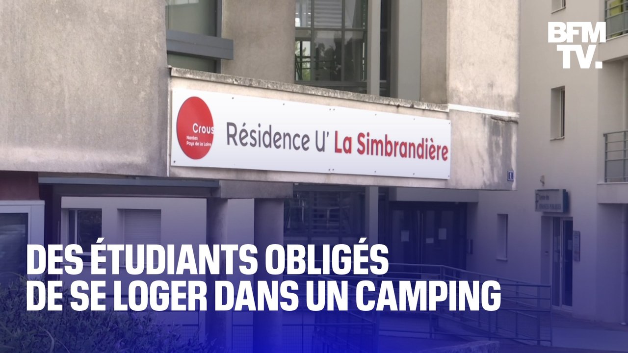La Roche-sur-Yon: des étudiants contraints d'habiter dans un camping, faute de logement