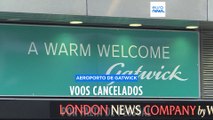 Gatwick cancela voos por falta de controladores