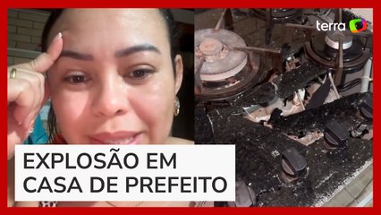 Fogão explode enquanto primeira-dama de Teresina (PI) esquentava sopa