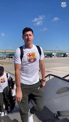Los jugadores del FC Barcelona ya están en Mallorca
