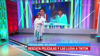 Cristian Quino, causa furor con películas bolivianas que rescata y las lleva a TikTok