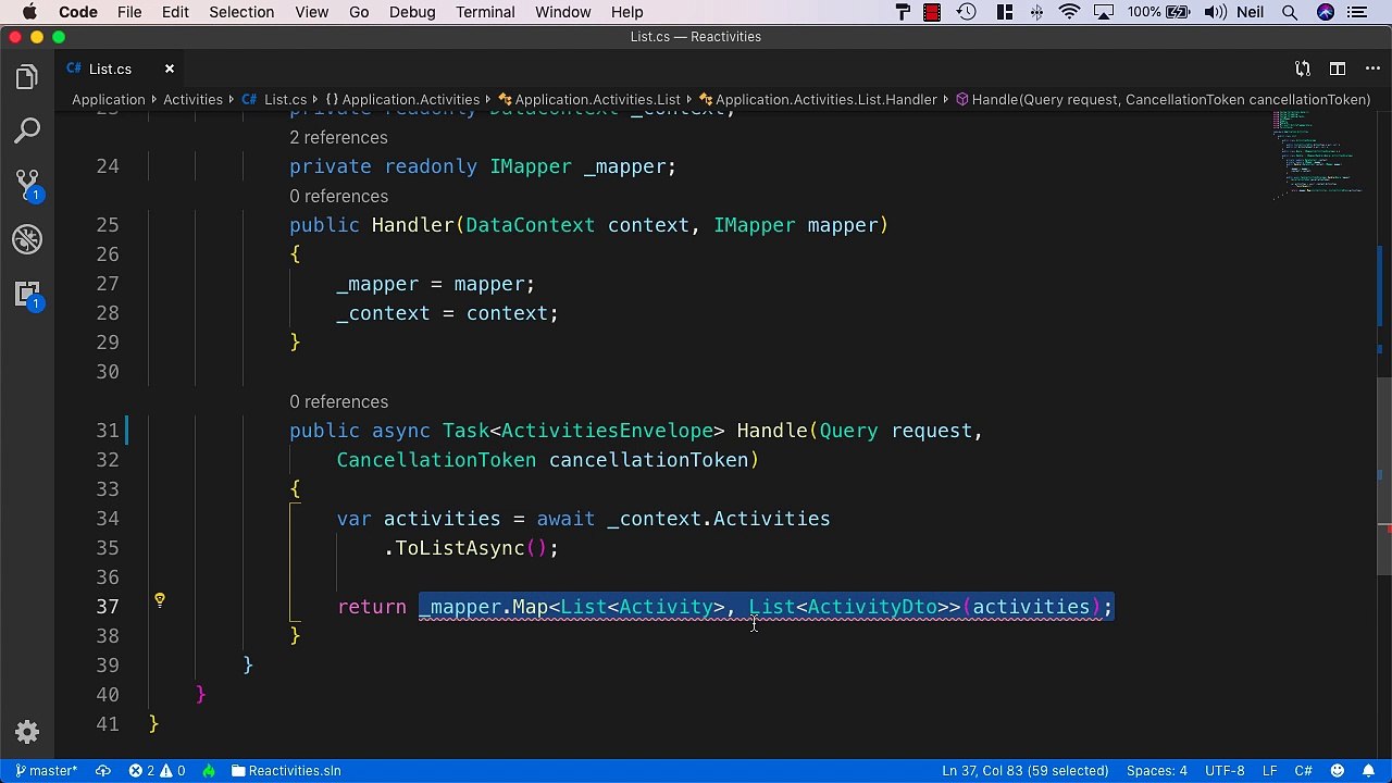 Paging, Sorting and Filtering (Legacy) - Paging our Activity list