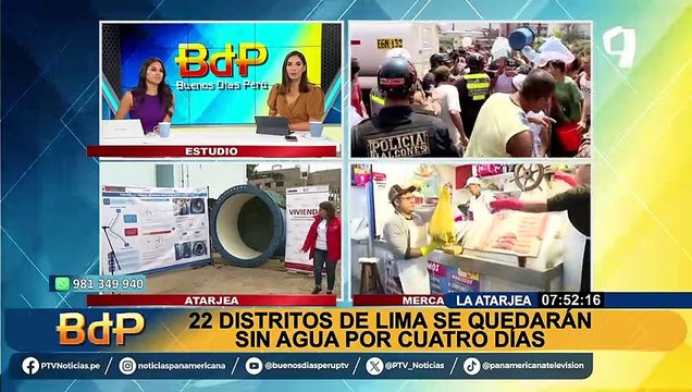 Comerciantes del mercado de Surquillo están preocupados por corte masivo de Sedapal: Sin agua, no podemos trabajar