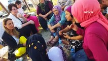 CHP Kadın Kolları Başkanı Aylin Nazlıaka, Agrobay Seracılık'ta işten çıkarılan kadınları ziyaret etti