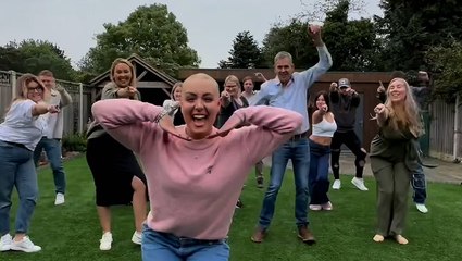Strictly’s Amy Dowden praises father’s dance moves in funny family video after emotional head shave