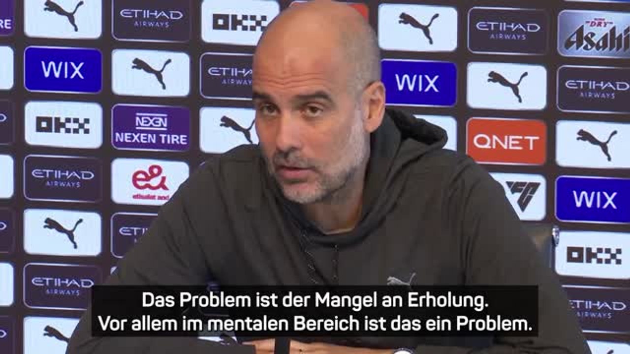 Guardiola über Citys mentale Herausforderung