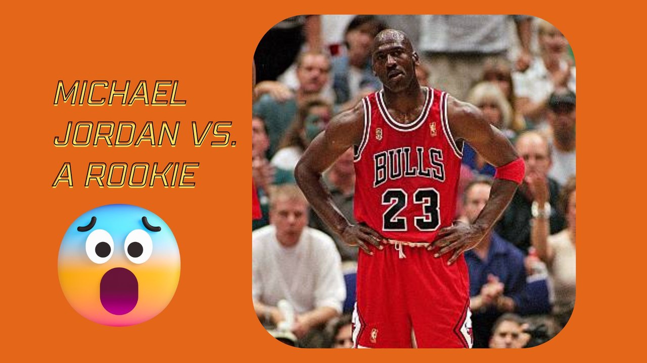 Michael Jordan vs. a rookie!