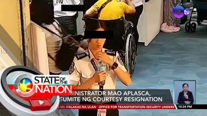 OTS Usec. Ma.O Aplasca, nagsumite ng courtesy resignation | SONA