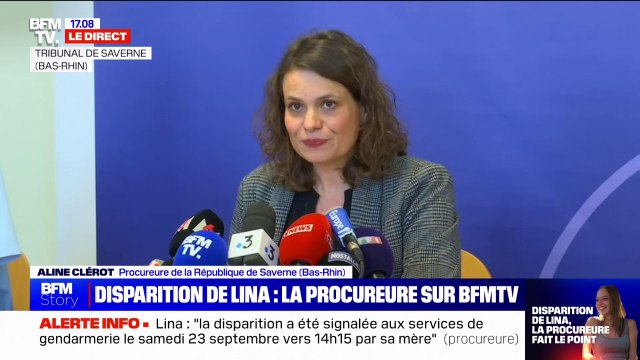 Disparition de Lina: Nous n'écartons aucune piste , déclare la procureure de la République de Saverne