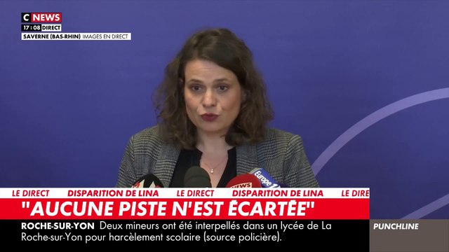 Disparition de Lina : Regardez l'intégralité de la conférence de presse de la procureur le mardi 26 septembre 2023