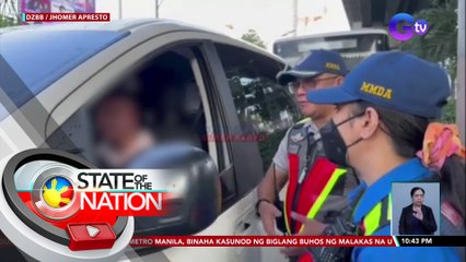 Official vehicle ng DENR, tiniketan matapos dumaan sa EDSA busway | SONA