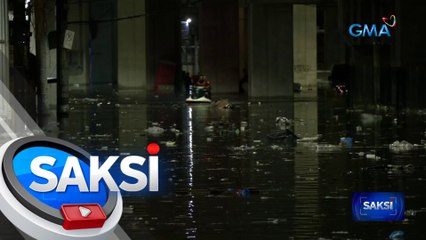 Ilang bahagi ng Metro Manila, binaha ngayong gabi dahil sa thunderstorms | Saksi