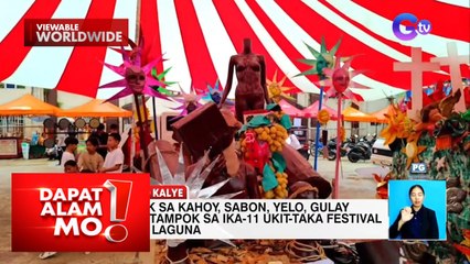 Pagdiriwang ng Ukit-Taka Festival ng Paete sa Laguna, silipin! | Dapat Alam Mo!