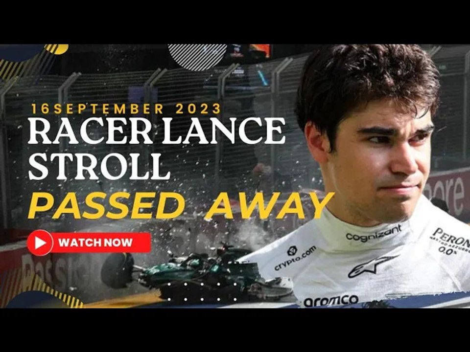 Vidéo de vidéosurveillance du coureur Lance Stroll || Lance Stroll Last Moment || Lance Stroll