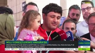 Akhisarlı Güreşçi Dünya Şampiyonu Ali Cengiz Ankara'da