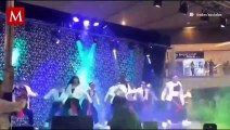 Bailarines resultan heridos tras el colapso de un escenario durante show de reggaetón en Colombia
