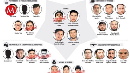 EU congela las cuentas de nueve operadores de 'Los Chapitos'