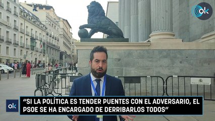 Fran Carrillo: "Si la política es tender puentes con el adversario, el PSOE se ha encargado de derribarlos todos"