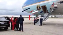 ABD Başkanı Biden bu sefer de uçaktan inerken düşüyordu... O anlar kamerada!