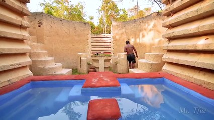 I built The Biggest Underground Pools & Tunnel House in the World