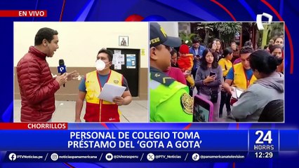 Download Video: Chorrillos: delincuentes extranjeros estarían extorsionando a personal de un colegio