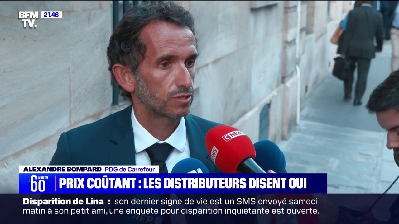 Carburant à prix coûtant: "On a fait un effort très important (...) On espère que l'ensemble des acteurs le feront ensuite", indique le PDG de Carrefour, Alexandre Bompard