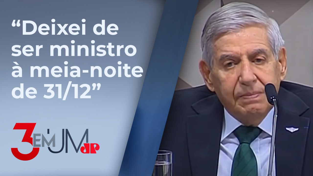 General Heleno se exime de culpa nos atos de 8 de janeiro em depoimento na CPMI