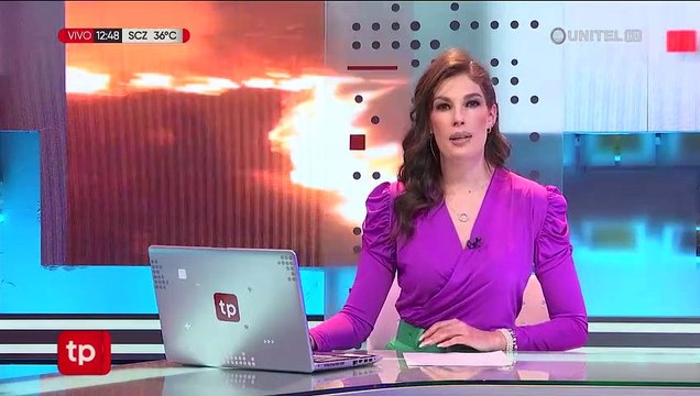 Controlan incendio en Guanay; comunarios y policías sufrieron intoxicación por el humo