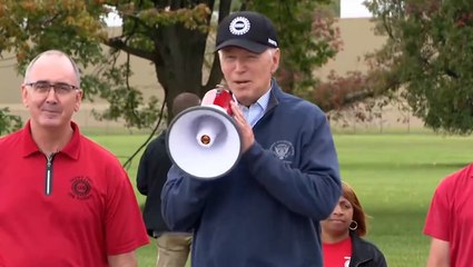 Biden tells striking auto workers they deserve ‘significant raise’ at Detriot picket line