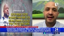Vicente Romero tras huida de ‘Niño Guerrero’ de Venezuela: Hemos reforzado la frontera con Ecuador